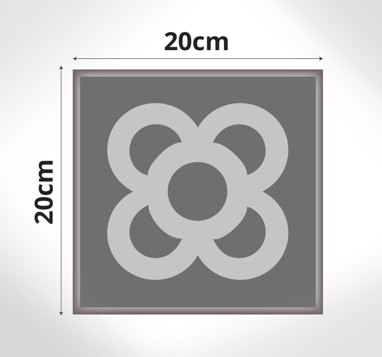 カーペットポリ塩化ビニールパノットバルセロナモザイク - TENSTICKERS