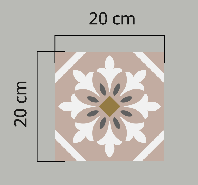 ビニール タイル カーペット 模様のある床のアクセント - TENSTICKERS