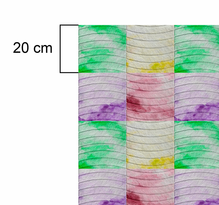 リビングルーム ビニールマット ラムブラスタイルズ - TENSTICKERS