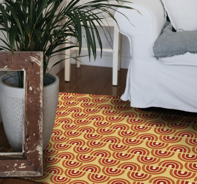 70年代のビッグウェーブヴィンテージラグ - TENSTICKERS