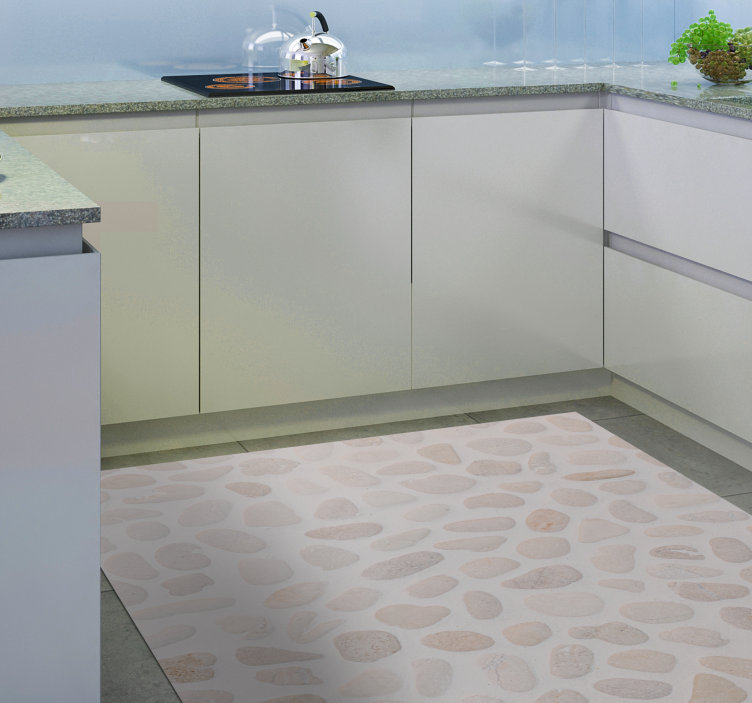 動物柄 ビニール マット ニュートラルな小石模様 - TENSTICKERS