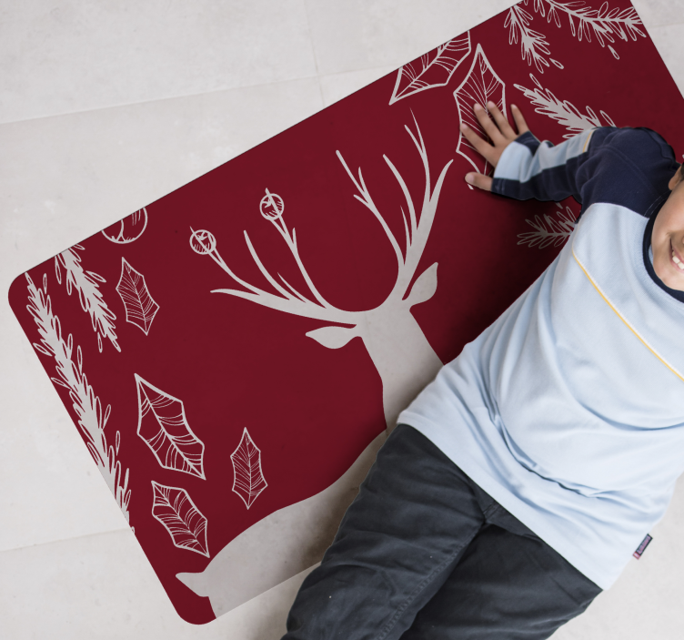 動物 ビニールマット 自然をテーマにしたイラスト - TENSTICKERS