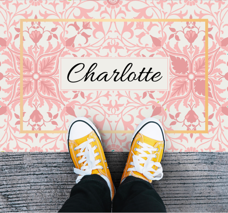 寝室 ビニールマット カスタムボタニカルアレンジメント - TENSTICKERS