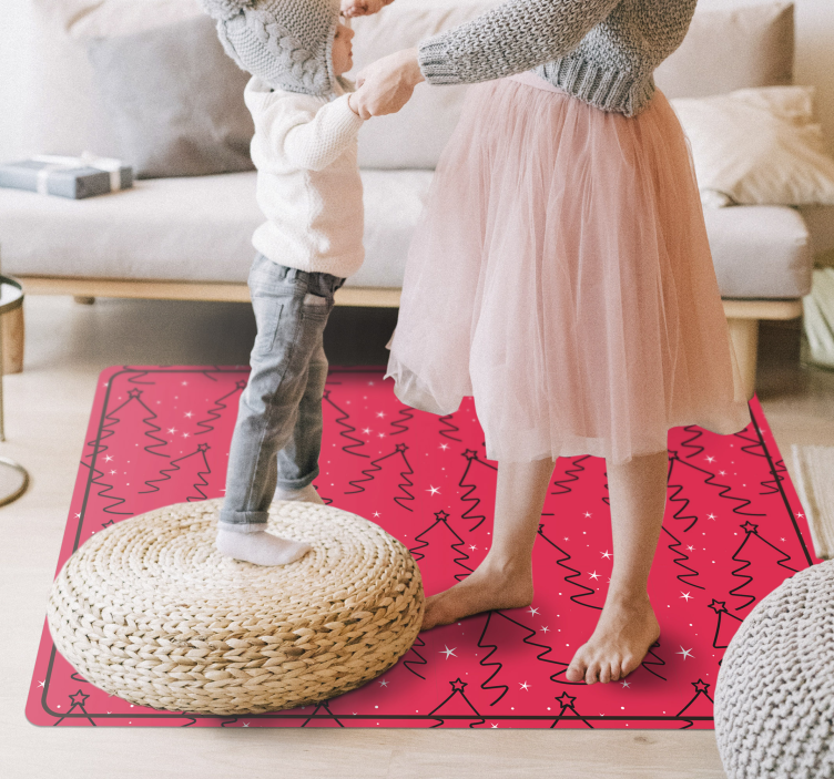 クリスマスの壁画 お祝いの落書きパターン - TENSTICKERS