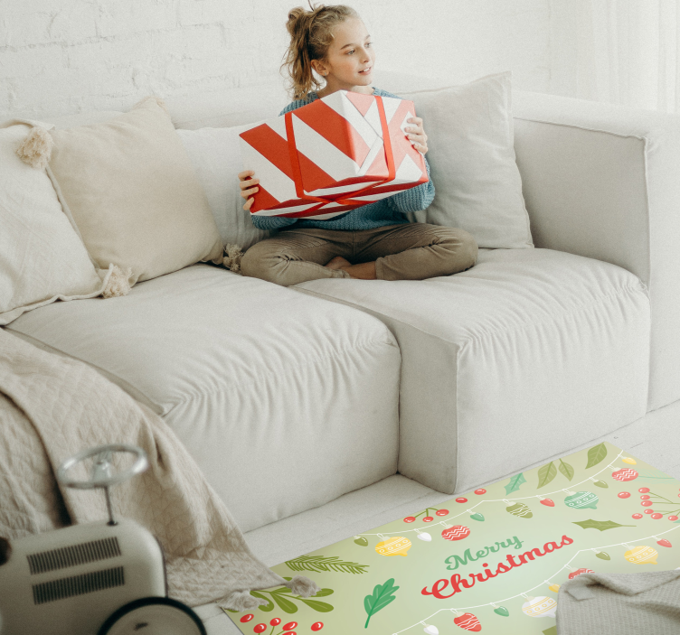 クリスマスの壁画 お祝いの季節のご挨拶 - TENSTICKERS