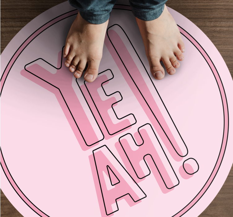 フレーズ ビニールマット 表現力豊かなテキストモチーフ - TENSTICKERS