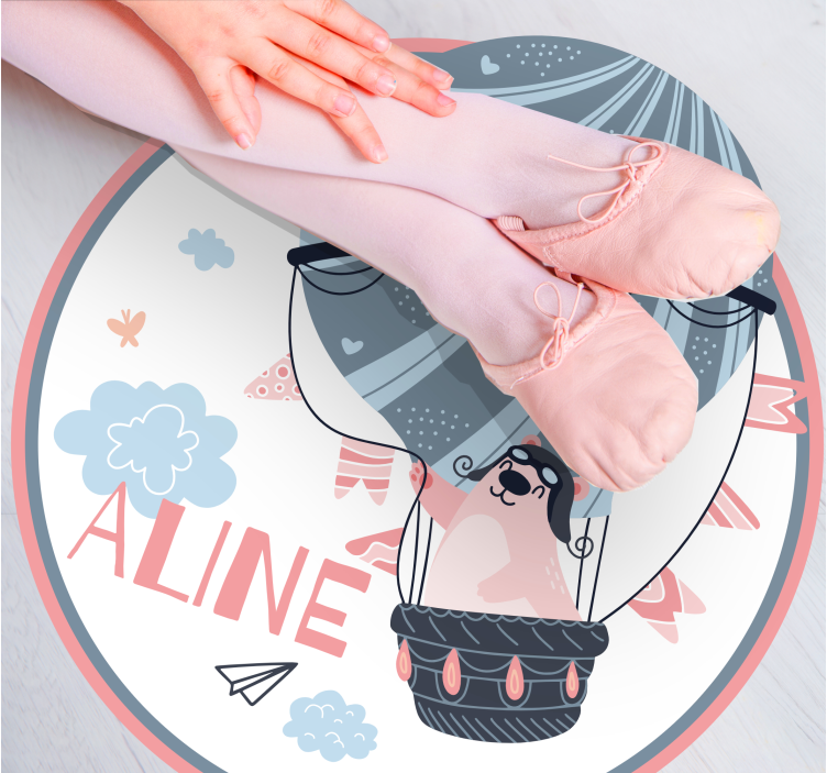 名前 ビニールマット 熱気球 - TENSTICKERS