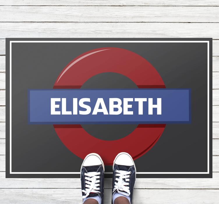 名前 ビニールマット 地下標識 - TENSTICKERS