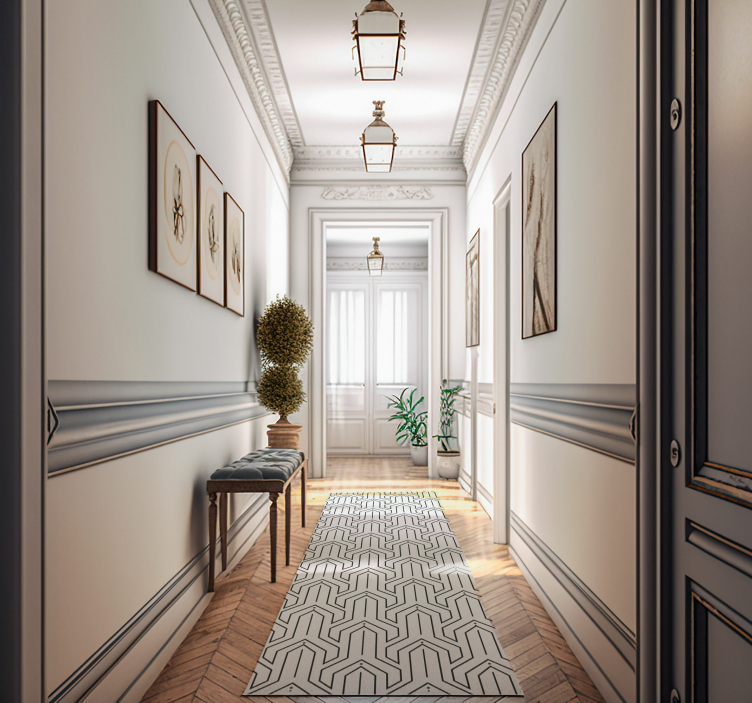 幾何学的な ビニールマット パターンジオメトリー - TENSTICKERS