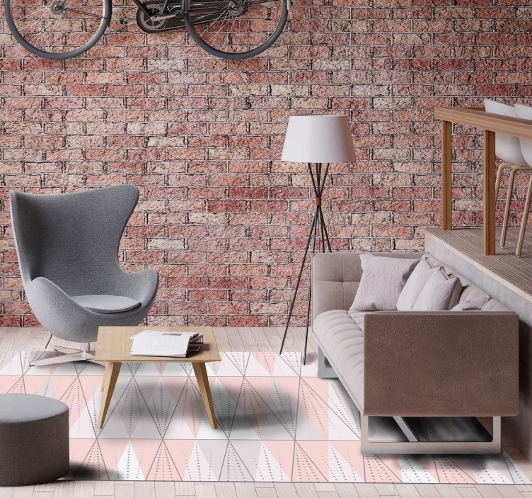 幾何学的な ビニールマット 幾何学的直線性 - TENSTICKERS