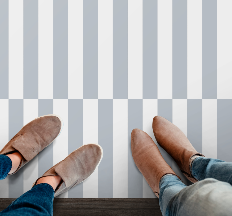 幾何学的な ビニールマット スタイリッシュなストライプのコンセプト - TENSTICKERS