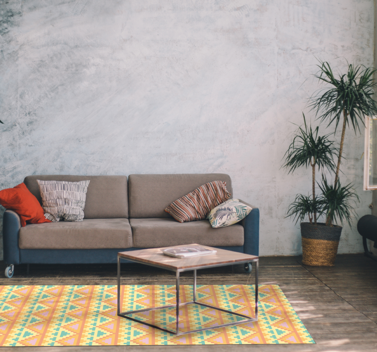 幾何学的な ビニールマット 部族の模様の装飾 - TENSTICKERS