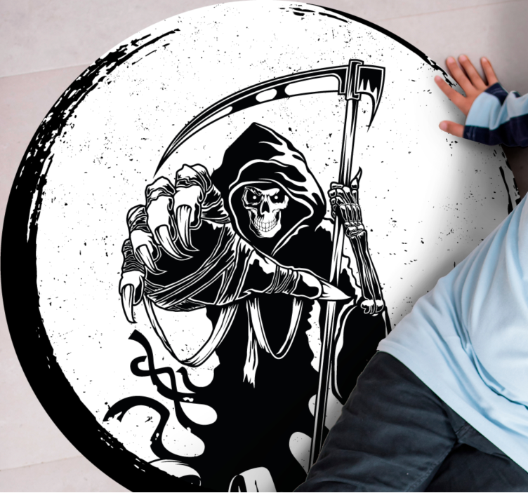 ハロウイン壁画死神モチーフ - TENSTICKERS