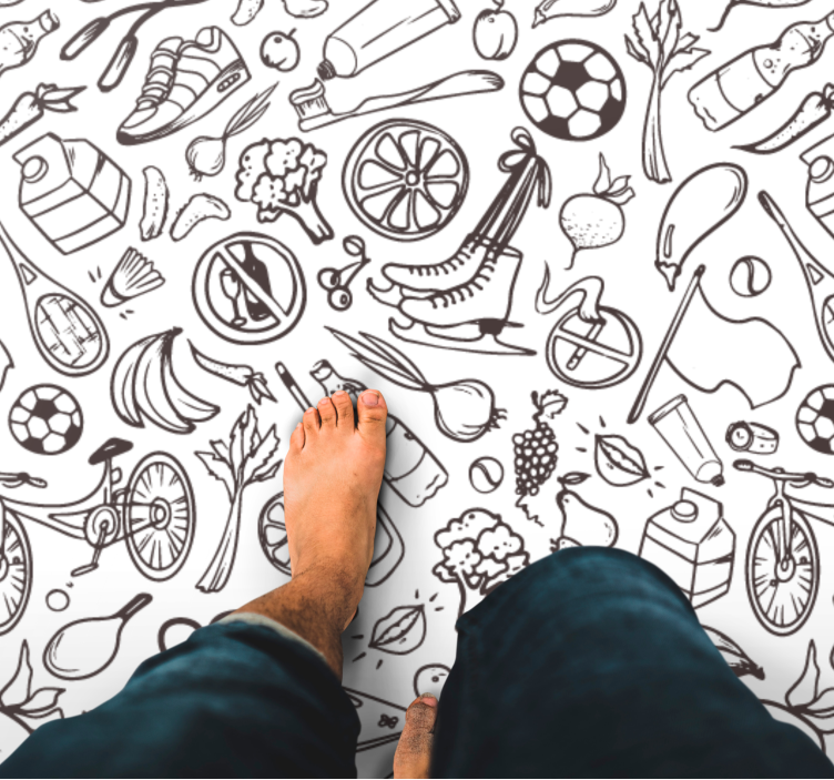 壁画 モアチルドレン アクティブライフスタイルアイコン - TENSTICKERS