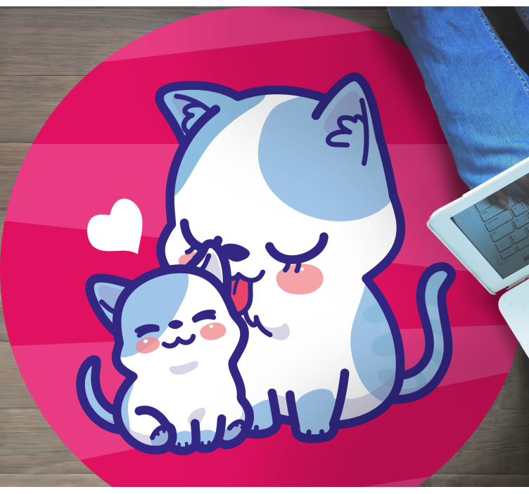 壁画 モアチルドレン かわいい猫の仲間 - TENSTICKERS