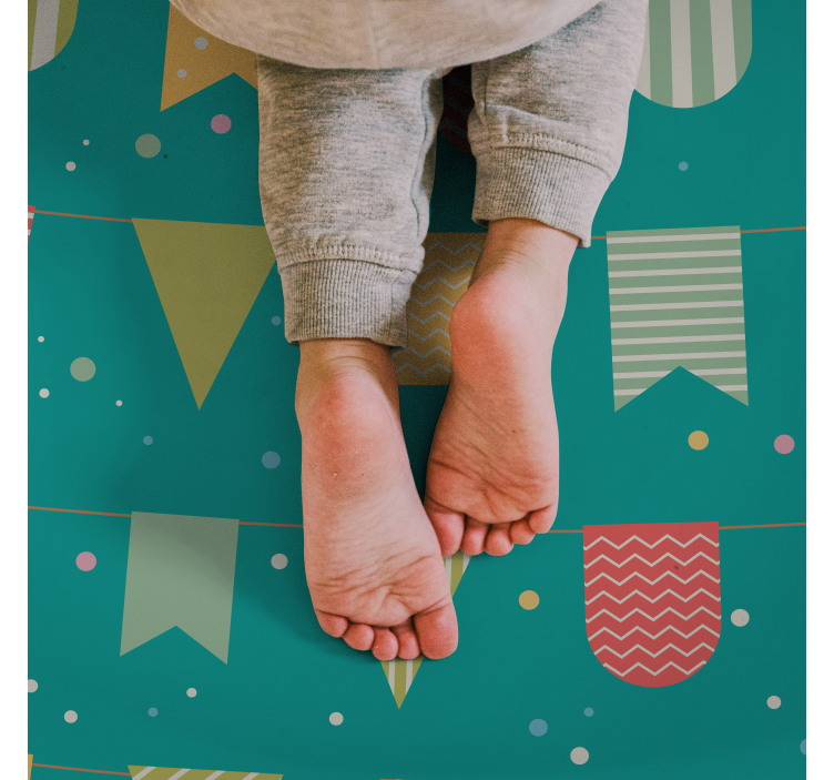 子供 ビニールマット 祝賀旗 - TENSTICKERS