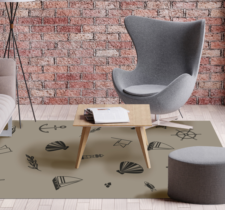 壁画 モアチルドレン 海のアイコン - TENSTICKERS