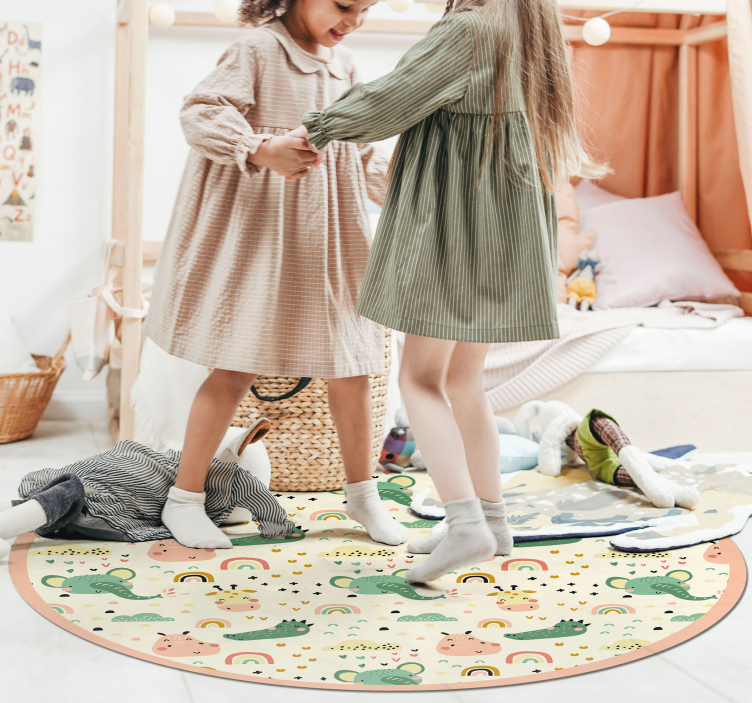 壁画 モアチルドレン 北欧の動物模様 - TENSTICKERS