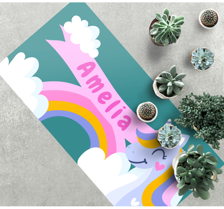 壁画 モアチルドレン 虹のユニコーンコスチューム - TENSTICKERS