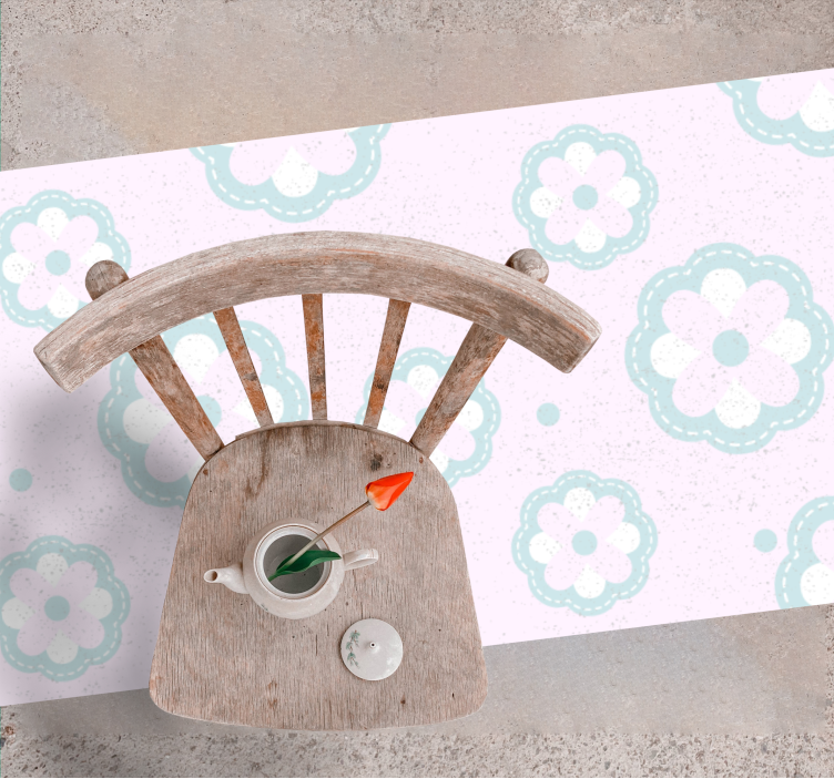 壁画 モアチルドレン ソフトフローラルモチーフ - TENSTICKERS