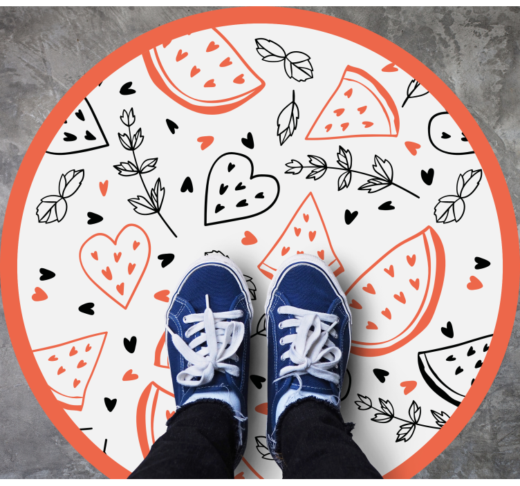 壁画 モアチルドレン ハートの模様 - TENSTICKERS