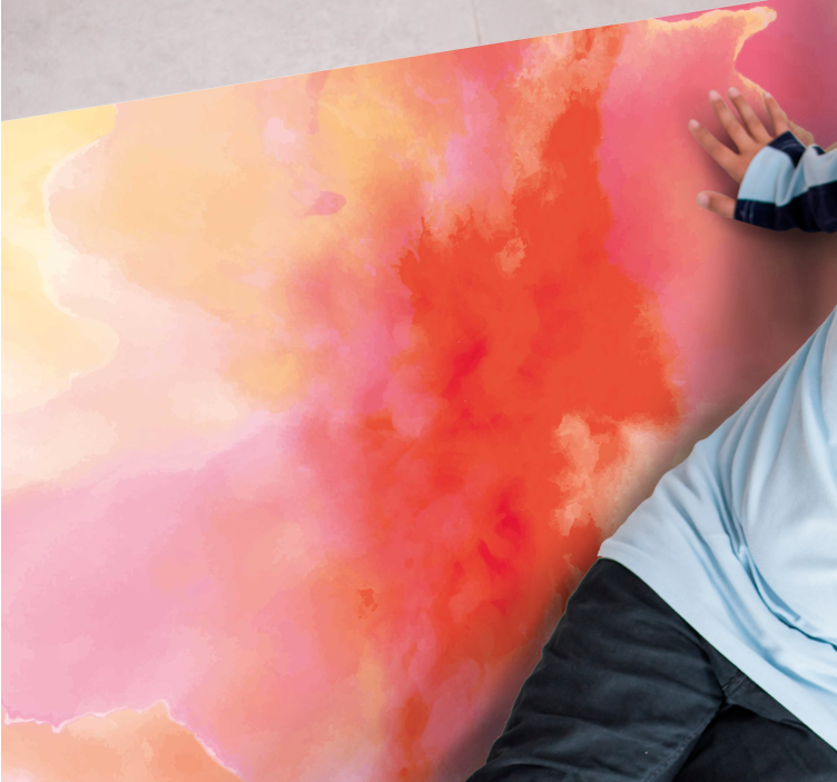 壁画 モアチルドレン 鮮やかな抽象的な色合い - TENSTICKERS