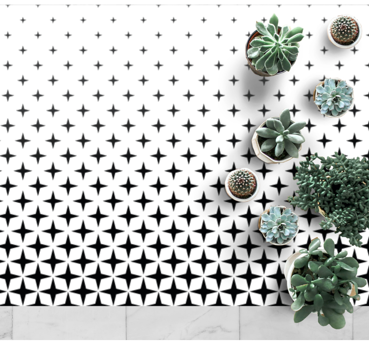 リビングルーム ビニールマット 天体の要素 - TENSTICKERS