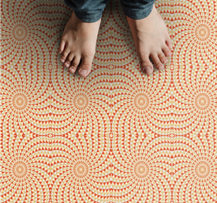 マンダラ ビニールマット マンダラ模様の詳細 - TENSTICKERS