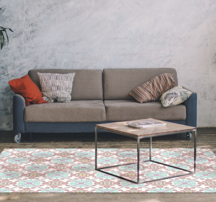 モザイク ビニールマット カラフルな装飾タイル - TENSTICKERS