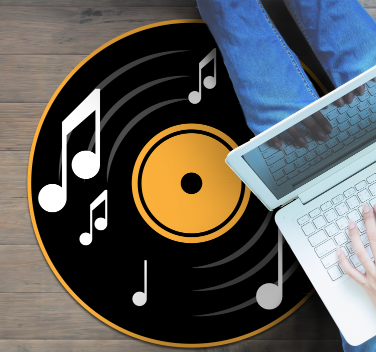 音符ティーンビニールラグ - TENSTICKERS