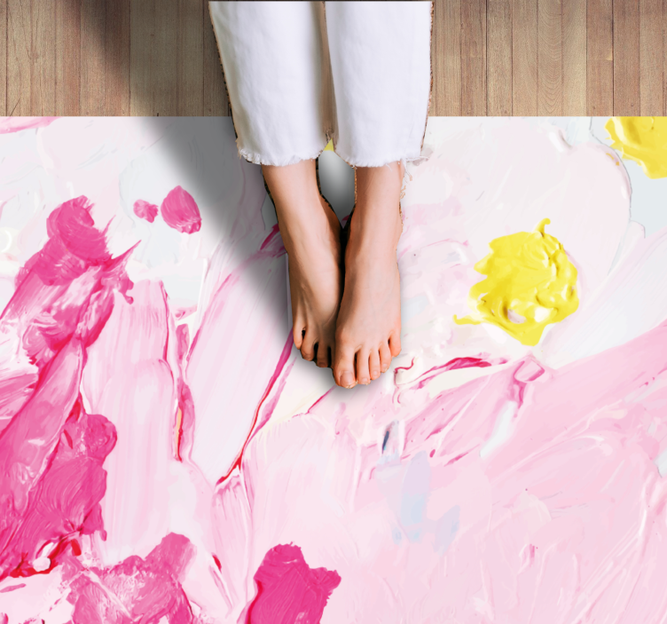 フォトミュラルネイチャー抽象的な花の色合い - TENSTICKERS