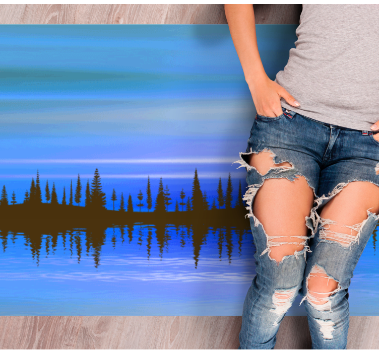 フォトミュラルネイチャー抽象的風景の融合 - TENSTICKERS