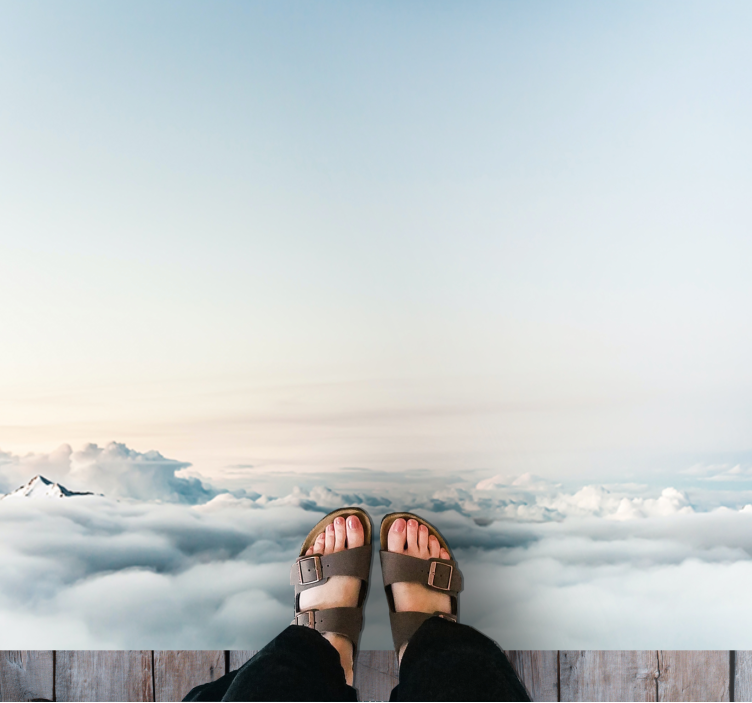 フォトミュラルネイチャー雲の景色の静けさ - TENSTICKERS