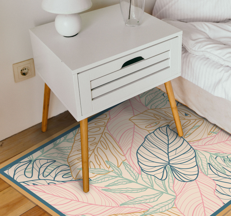 フォトミュラルネイチャー葉の多いトロピカルパターン - TENSTICKERS