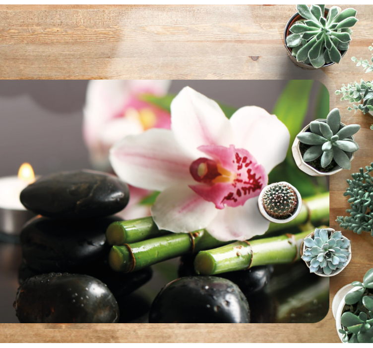 フォトミュラルネイチャー蘭の静けさ - TENSTICKERS