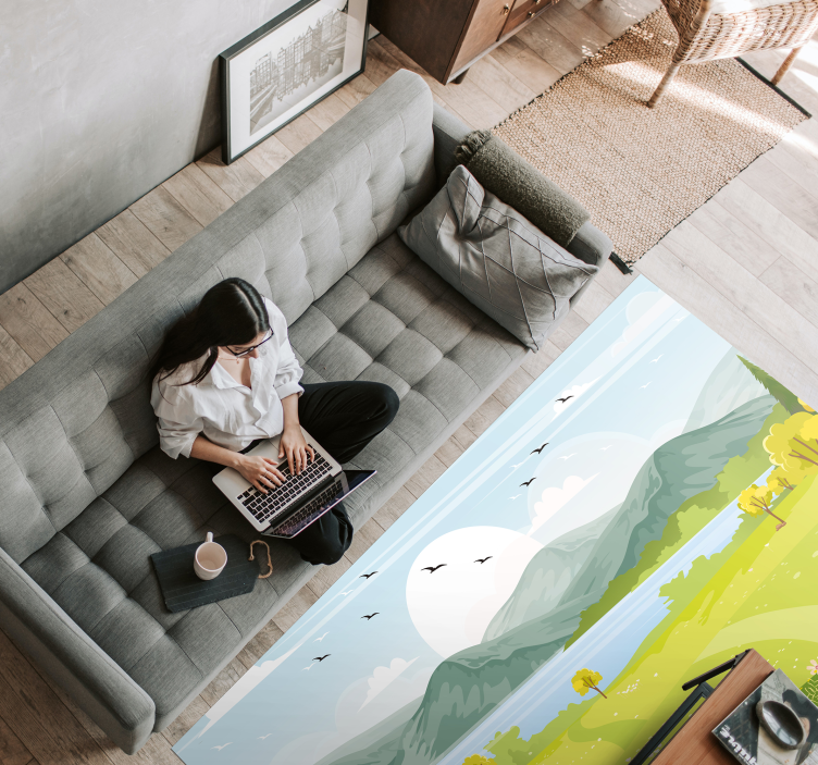 フォトミュラルネイチャー 田園風景 - TENSTICKERS