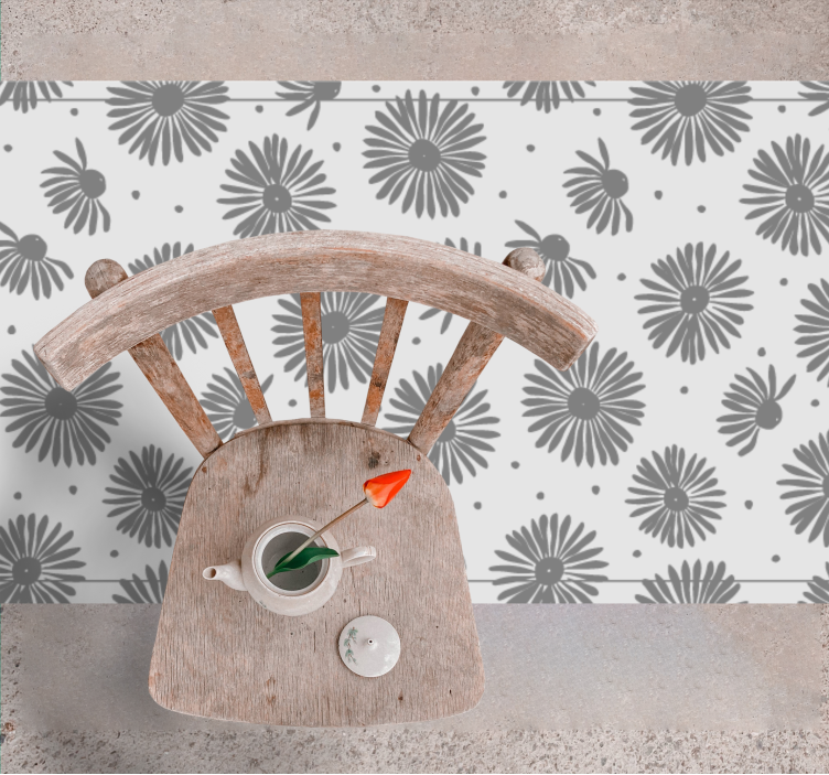 フォトミュラルネイチャーおしゃれな花柄 - TENSTICKERS