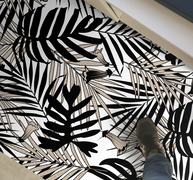 フォトミュラルネイチャートロピカルリーフエレメント - TENSTICKERS