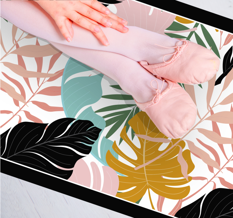 フォトミュラルネイチャー熱帯葉のパレット - TENSTICKERS