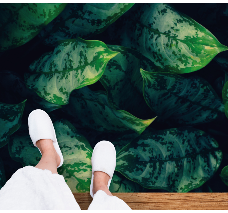 フォトミュラルネイチャー 鮮やかな緑の葉 - TENSTICKERS