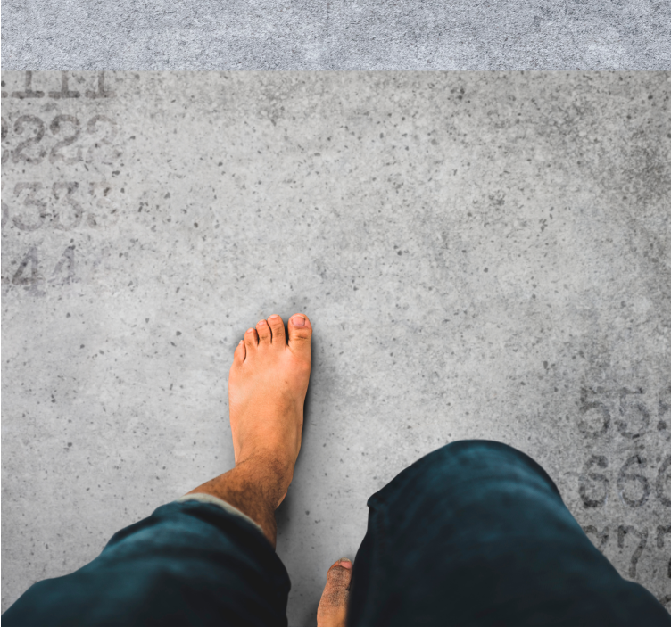 石の効果 ビニールマット 数字石の質感 - TENSTICKERS