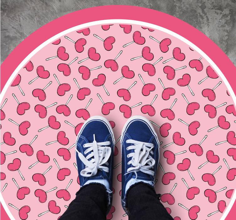 保育園 ビニールマット チェリーデライトサークル - TENSTICKERS