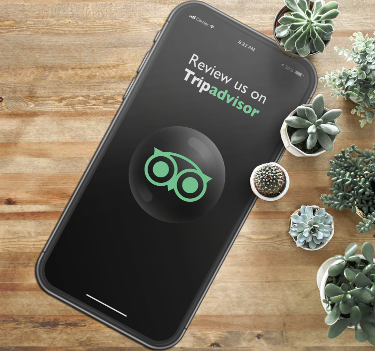 ビニールカーペット販売中トリップアドバイザーでレビューしてください - TENSTICKERS