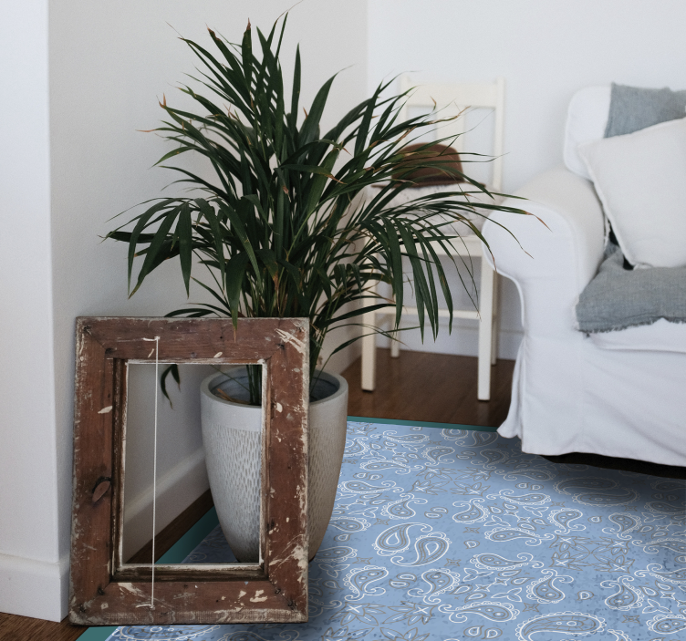 スカンジナビアのペイズリー柄の北欧の敷物 - TENSTICKERS