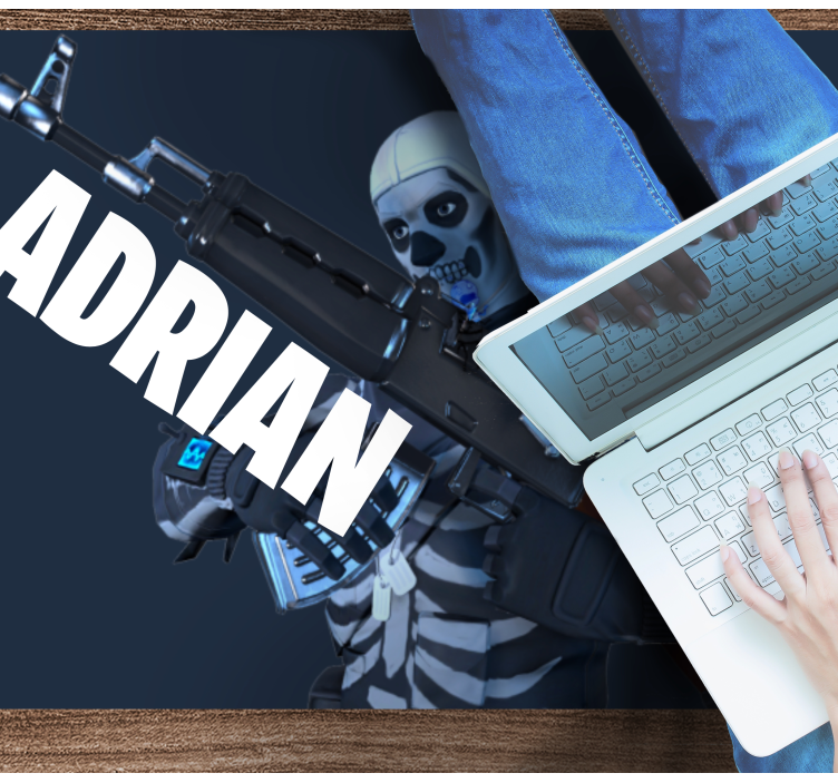 十代の若者たち ビニルマット カスタムゲームスケルトン - TENSTICKERS