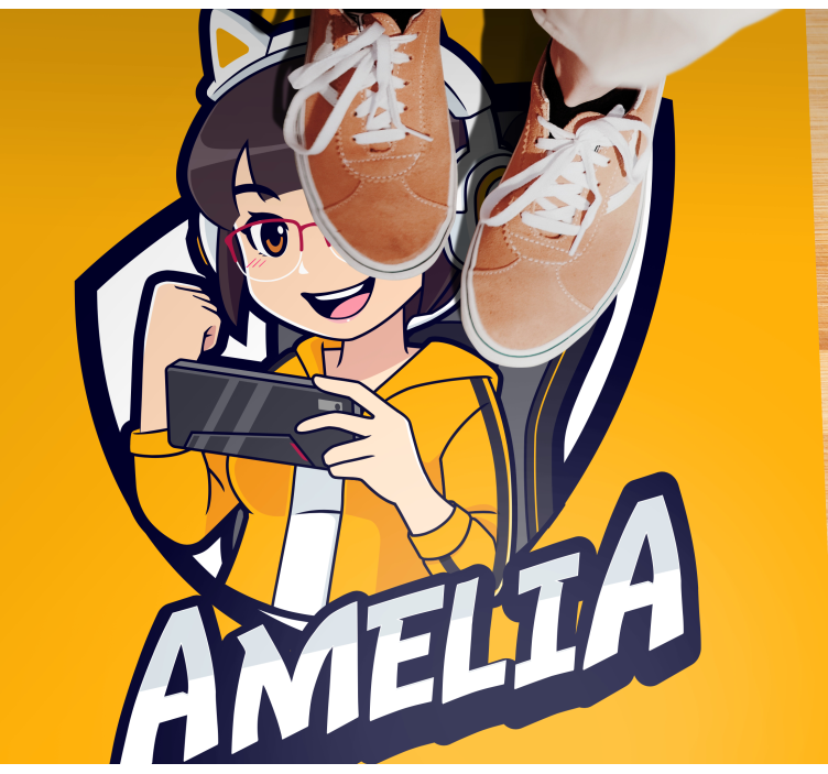 十代の若者たち ビニルマット カスタムゲームポートレート - TENSTICKERS