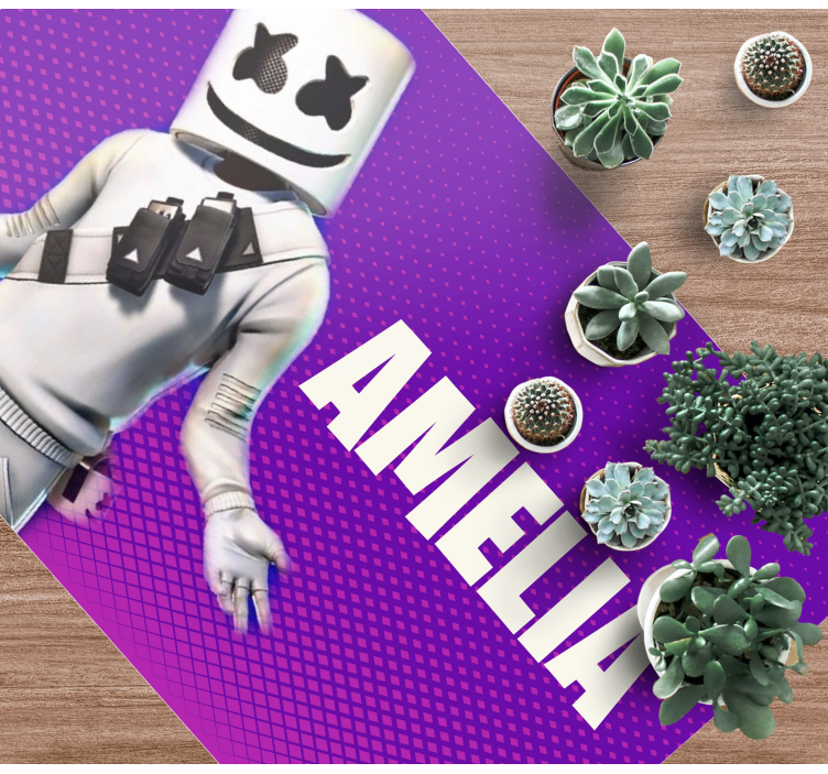 十代の若者たち ビニルマット djフィギュア付き - TENSTICKERS