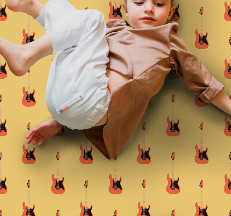 十代の若者たち ビニルマット エレキギター フォーカル - TENSTICKERS