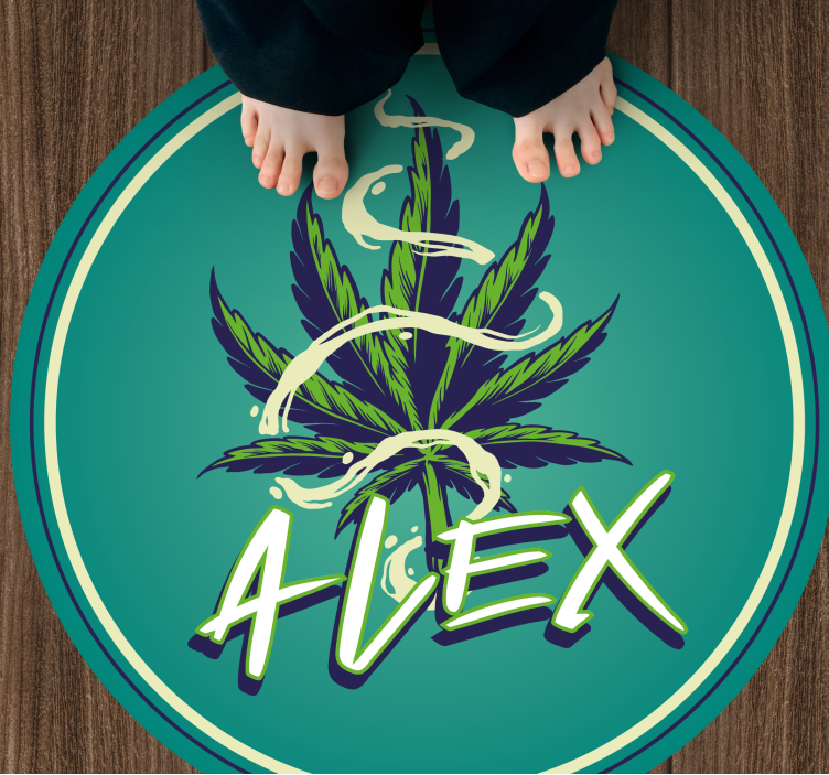 十代の若者たち ビニルマット 名前サークル - TENSTICKERS