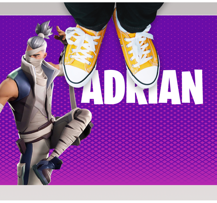 十代の若者たち ビニルマット 個性的なゲームキャラクター - TENSTICKERS